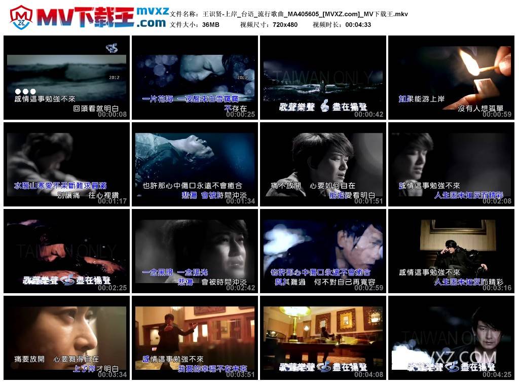 王识贤-上岸_台语_流行歌曲_MA405605